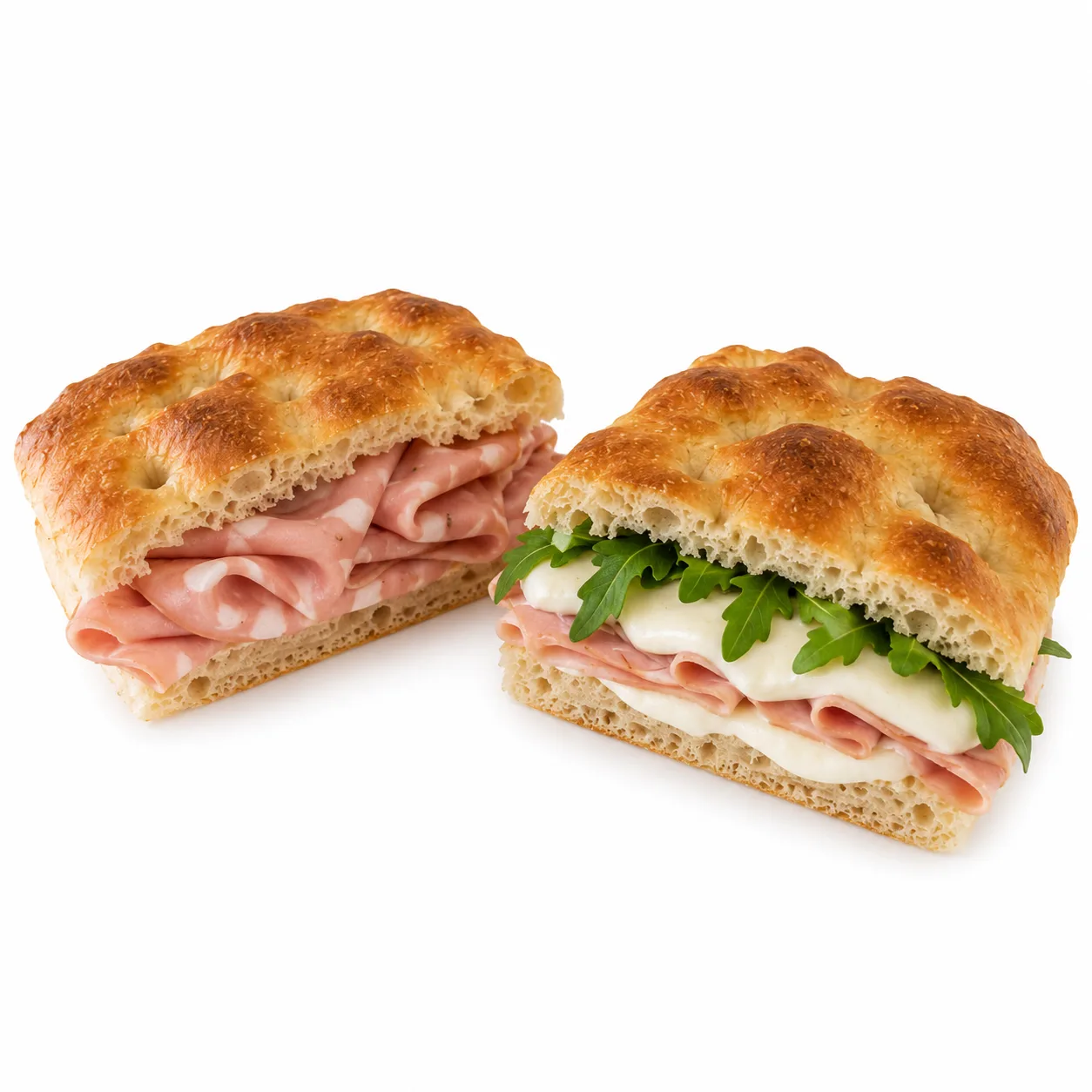 Focaccia rellena (ración) — Focaccia y pizza artesanal de Il Raviolo Bottega